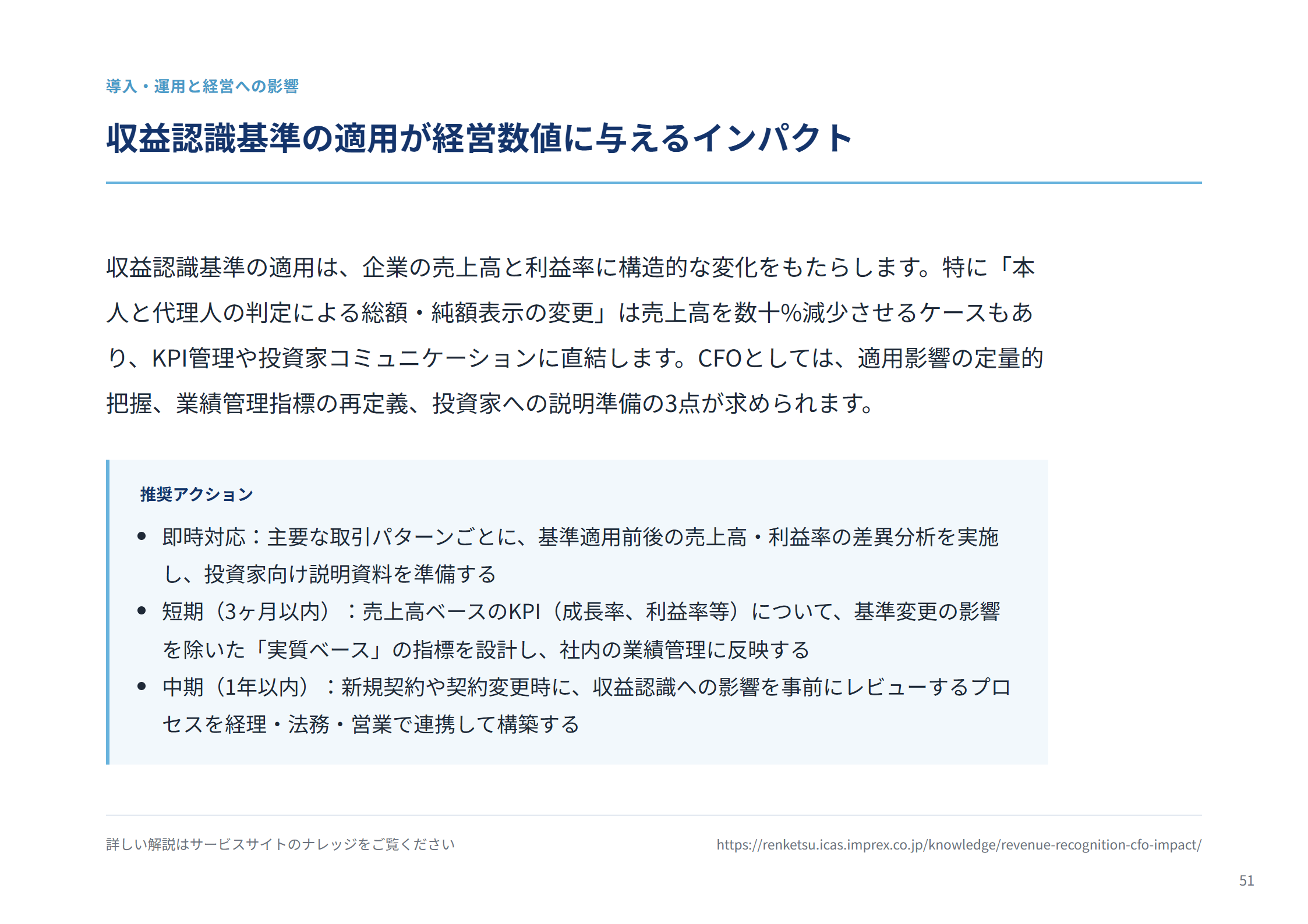 収益認識基準の実務ガイド 主要ページ